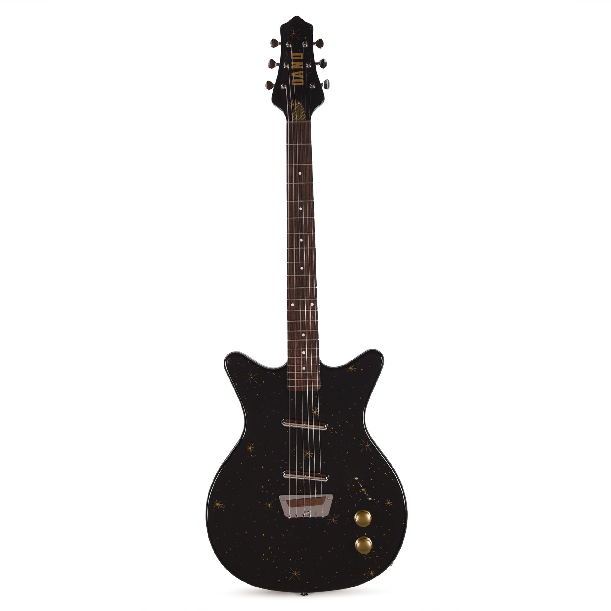 Danelectro Golden 1950's Electric Guitar Black Electric Guitars