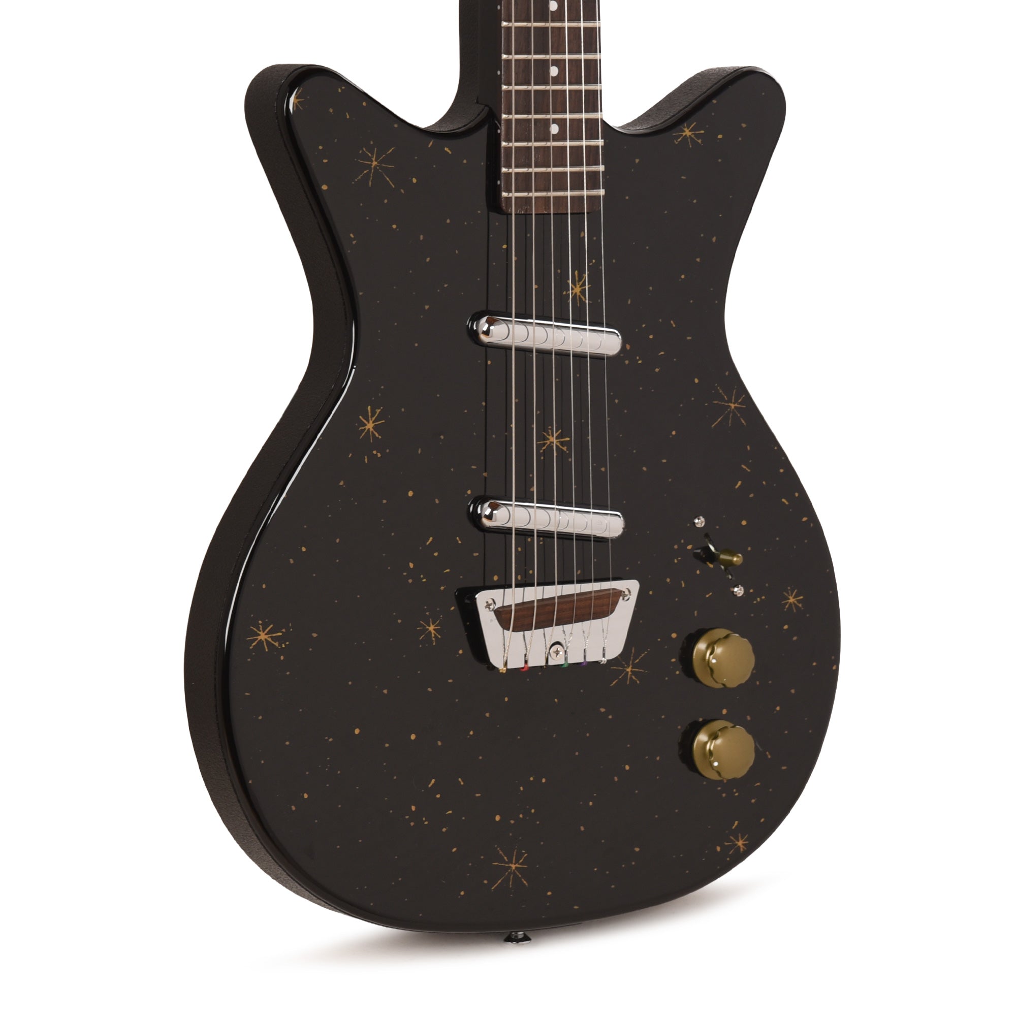 Danelectro Golden 1950's Electric Guitar Black – Chicago Music