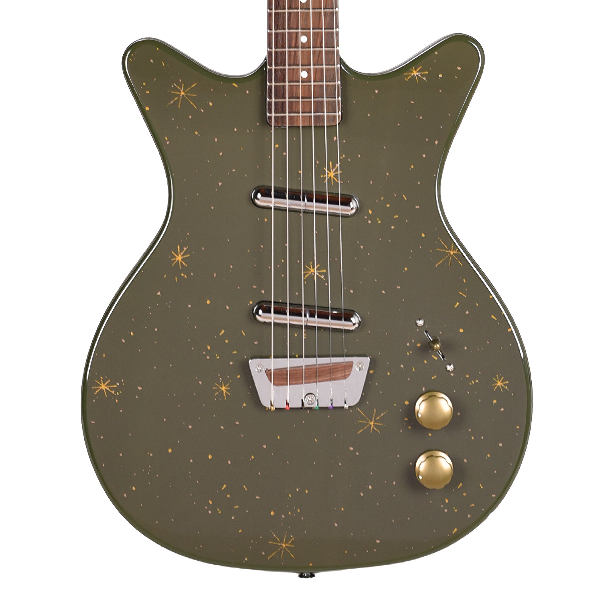 Danelectro Golden 1950's Electric Guitar Green Electric Guitars