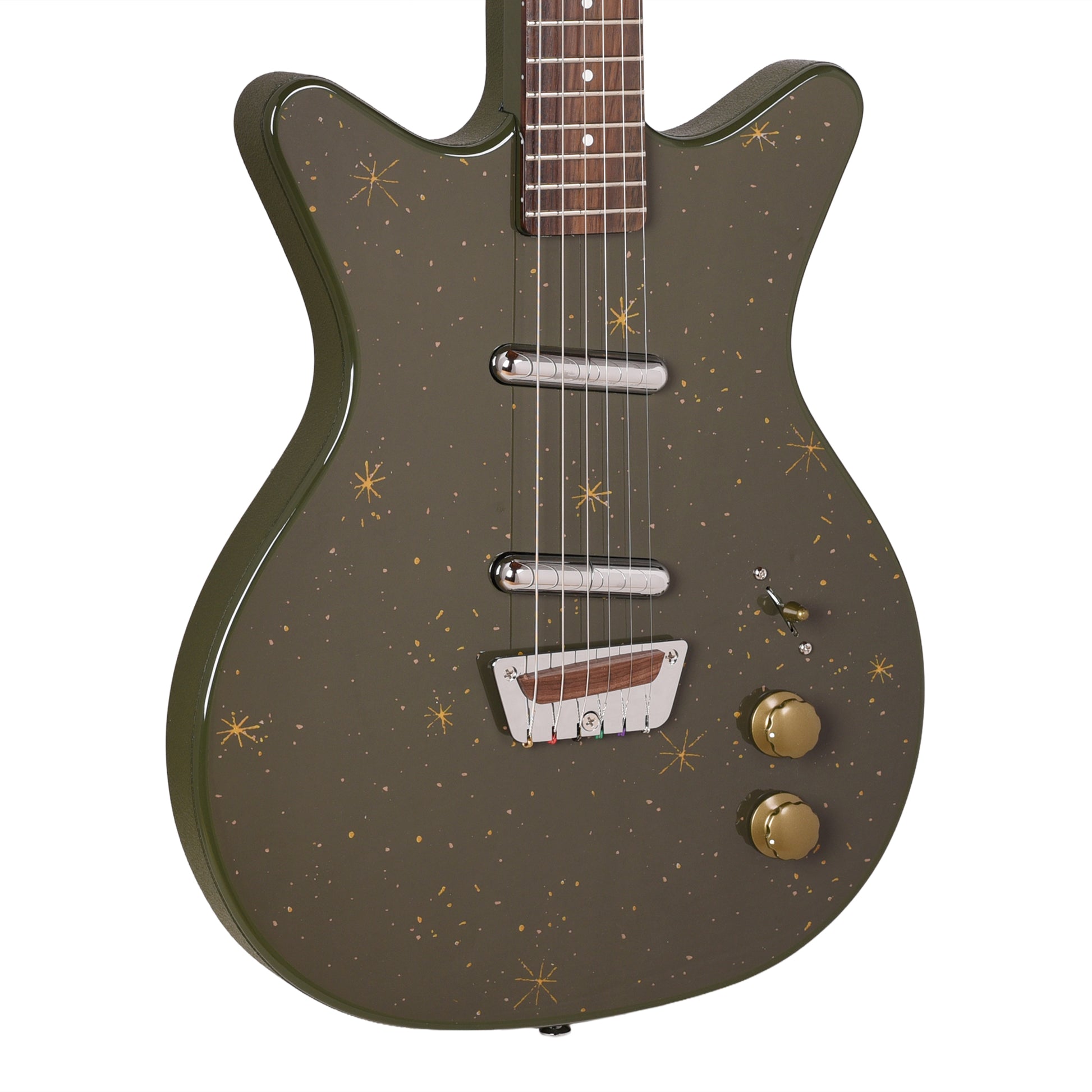 Danelectro Golden 1950's Electric Guitar Green Electric Guitars
