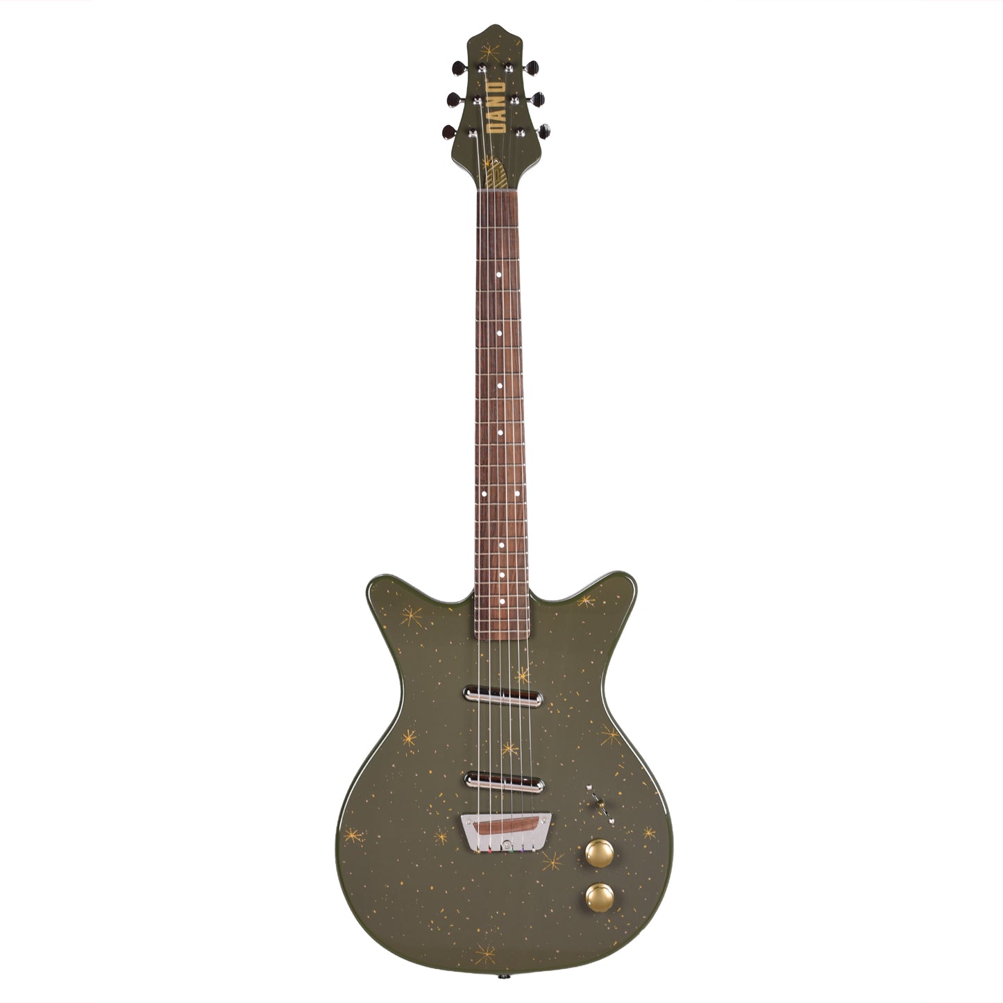 Danelectro Golden 1950's Electric Guitar Green Electric Guitars