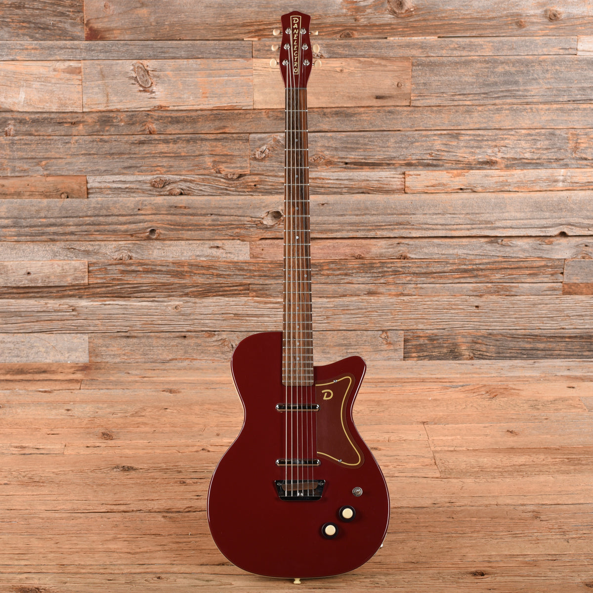 Danelectro U2 Baritone Red Electric Guitars