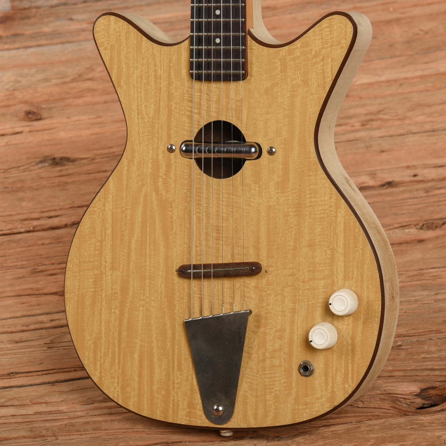 Danelectro Convertible Natural 1960s Electric Guitars / Hollow Body