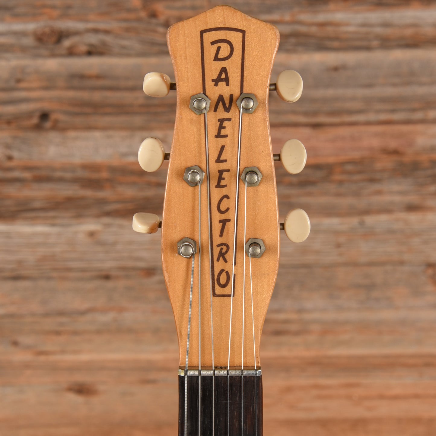 Danelectro Convertible Natural 1960s Electric Guitars / Hollow Body
