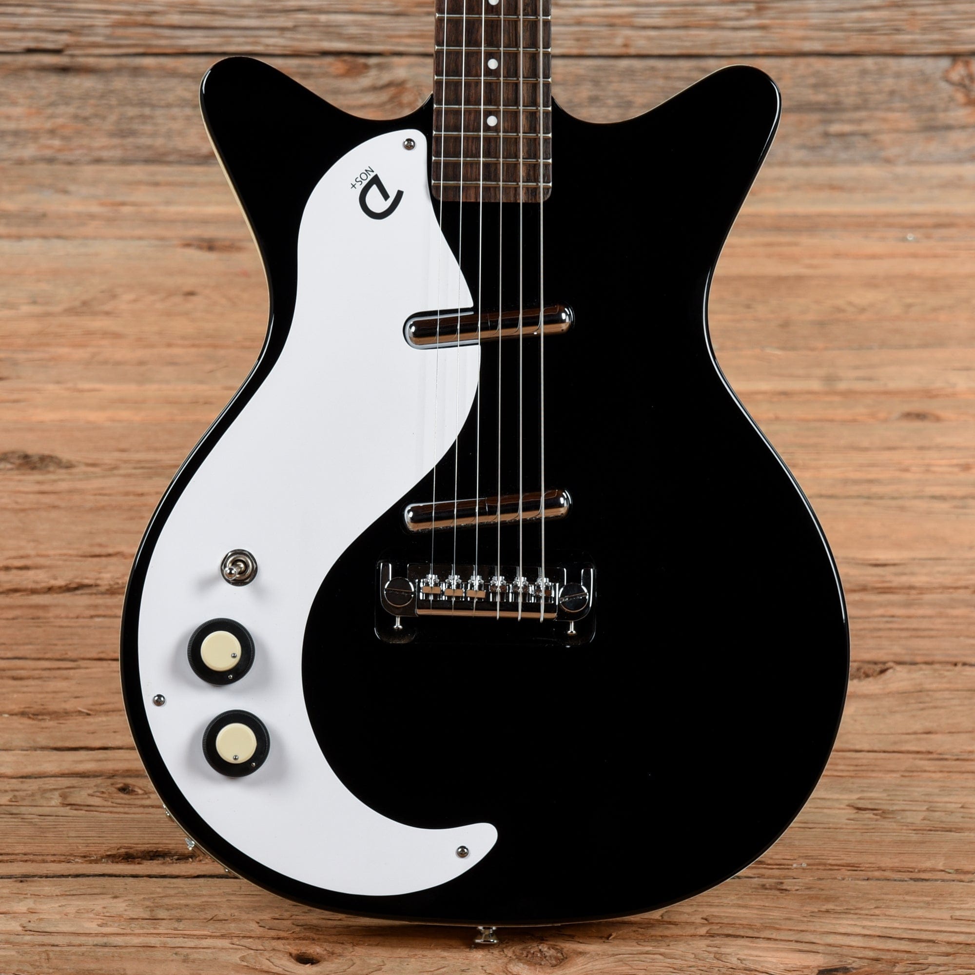 Danelectro DC-59 Black  LEFTY Electric Guitars / Semi-Hollow