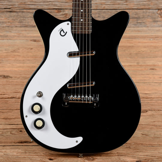 Danelectro DC-59 Black  LEFTY Electric Guitars / Semi-Hollow