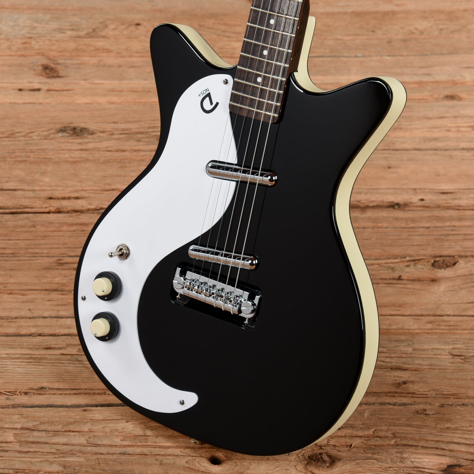 Danelectro DC-59 Black  LEFTY Electric Guitars / Semi-Hollow