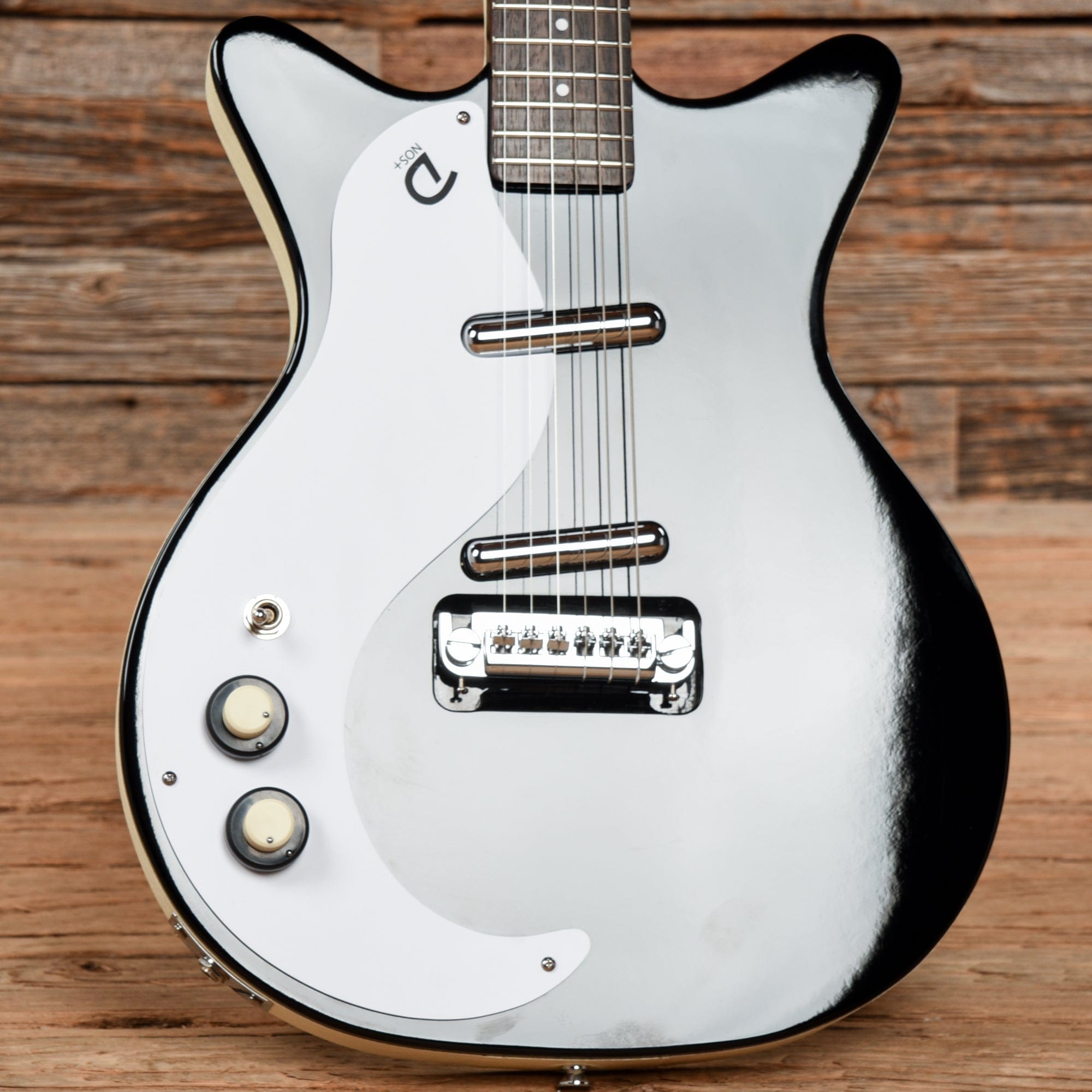Danelectro DC-59 Black  LEFTY Electric Guitars / Semi-Hollow