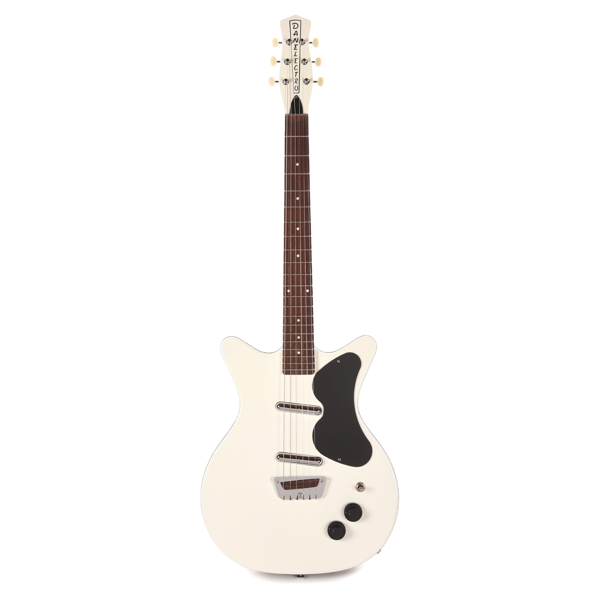 Danelectro PB Special Semi-Hollowbody Electric Guitar White Electric Guitars / Semi-Hollow