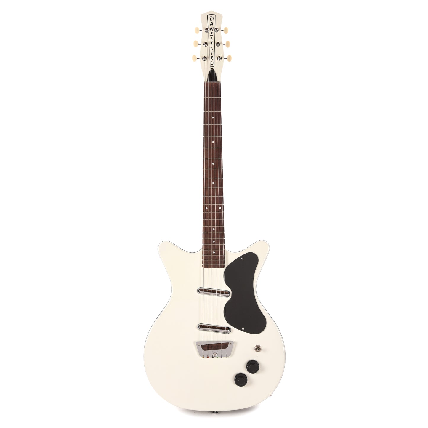 Danelectro PB Special Semi-Hollowbody Electric Guitar White Electric Guitars / Semi-Hollow