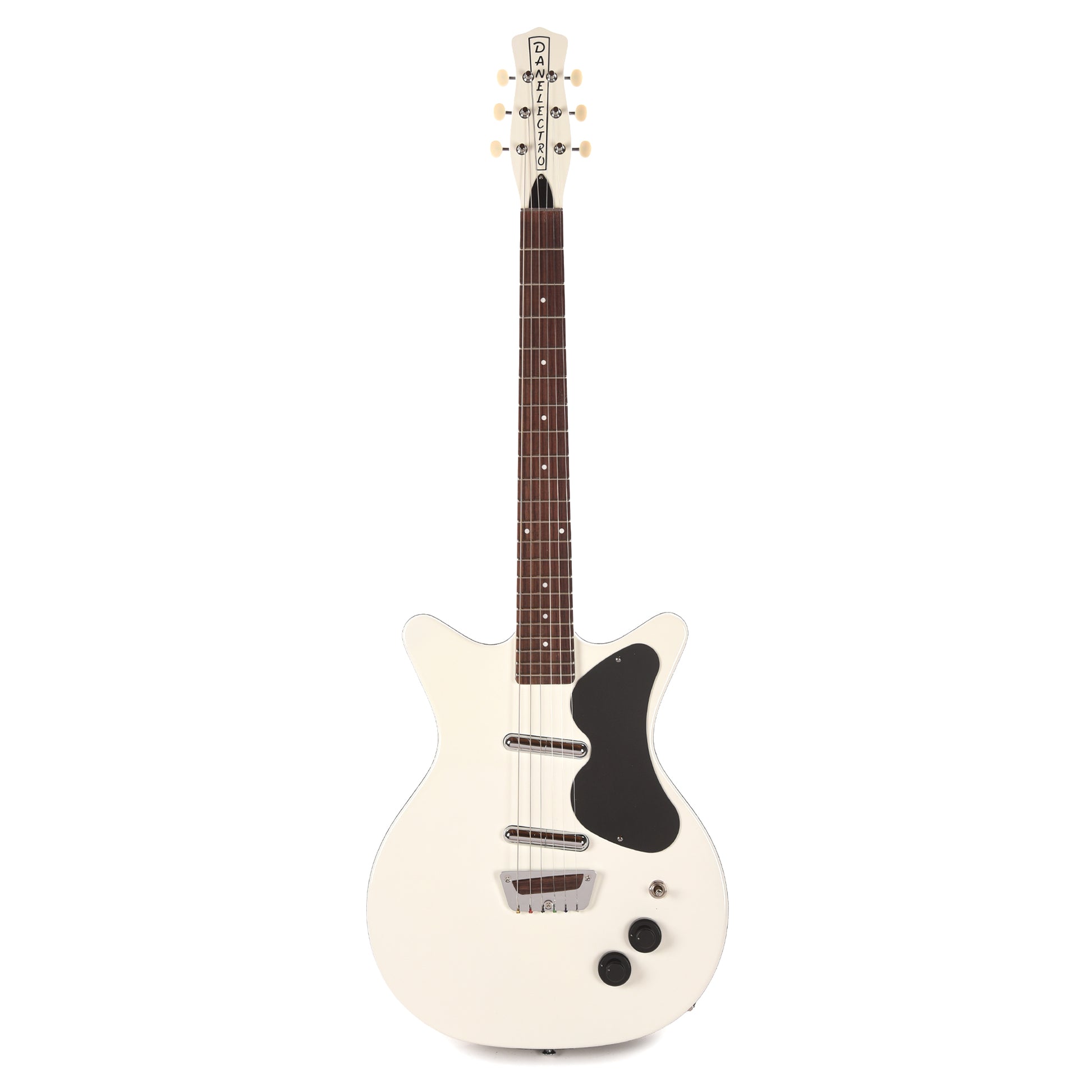 Danelectro PB Special Semi-Hollowbody Electric Guitar White Electric Guitars / Semi-Hollow