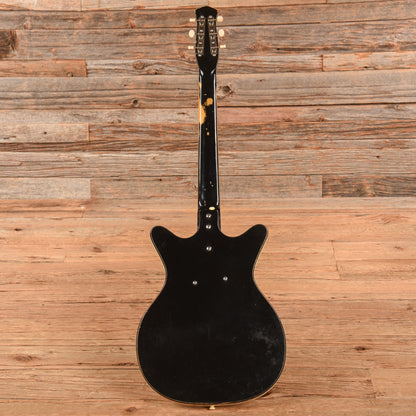 Danelectro Pinstripes Black 1960s Electric Guitars / Semi-Hollow
