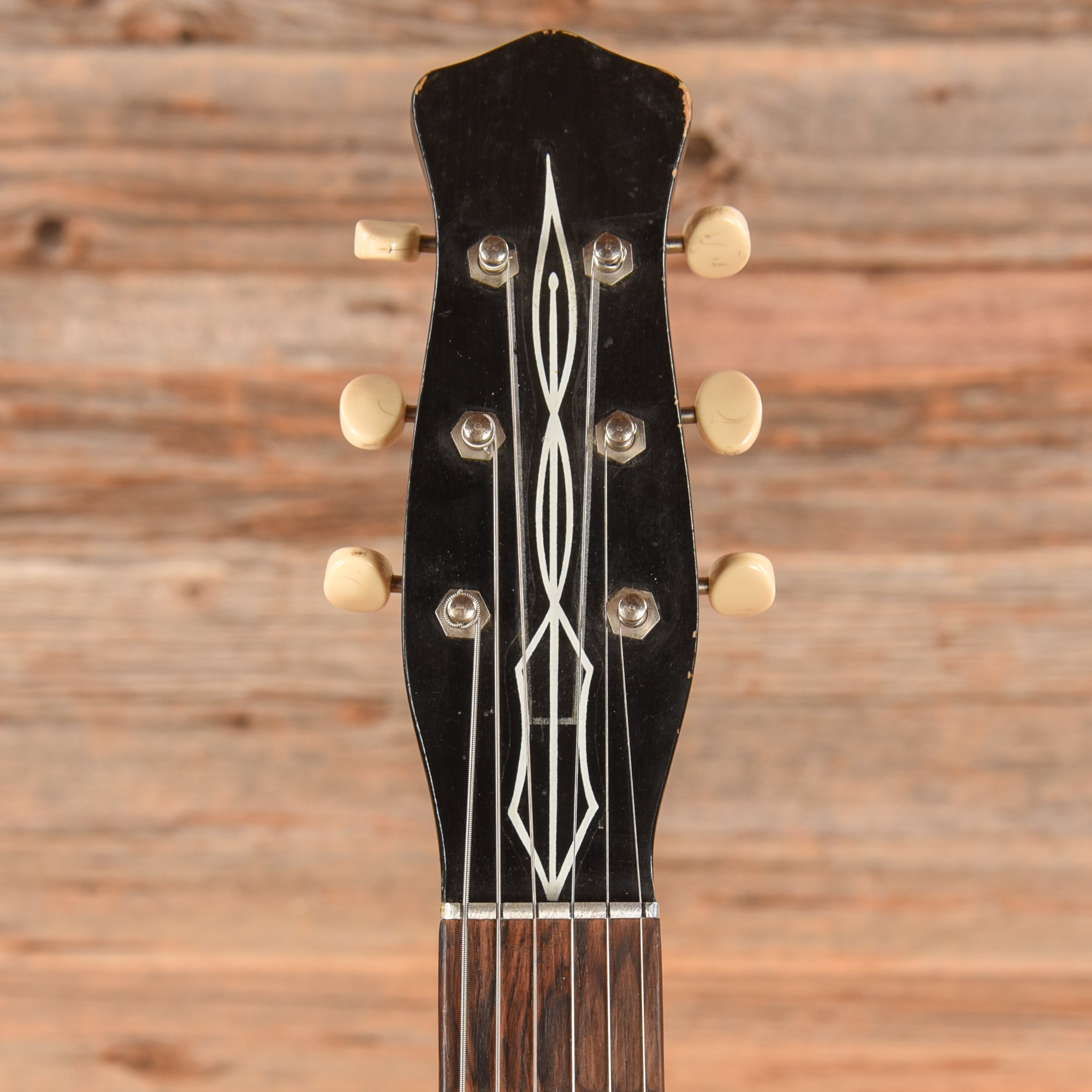 Danelectro Pinstripes Black 1960s Electric Guitars / Semi-Hollow