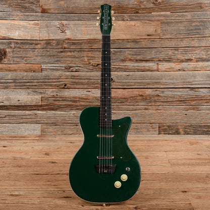 Danelectro U-2 Green Refin 1950s Electric Guitars / Semi-Hollow