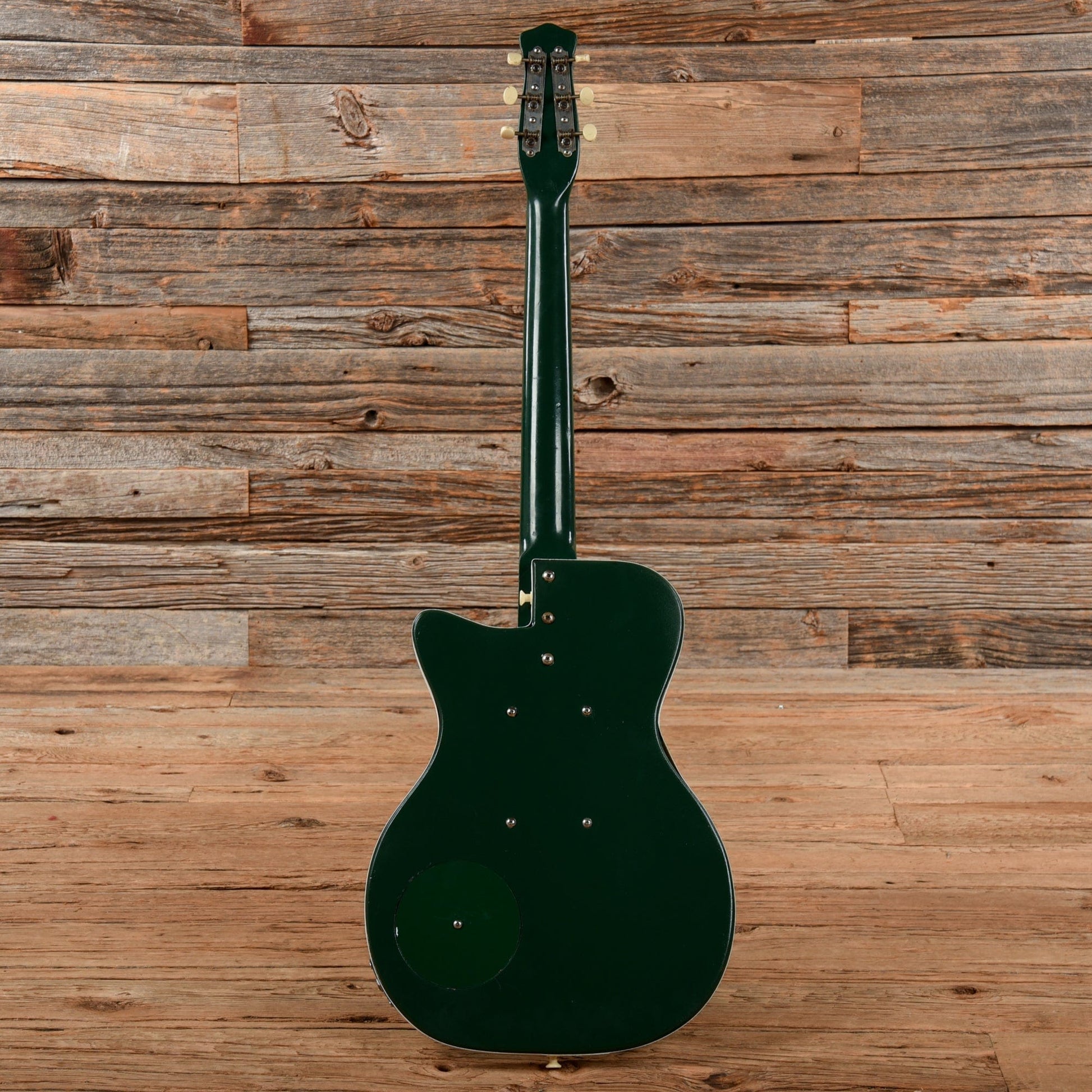 Danelectro U-2 Green Refin 1950s Electric Guitars / Semi-Hollow