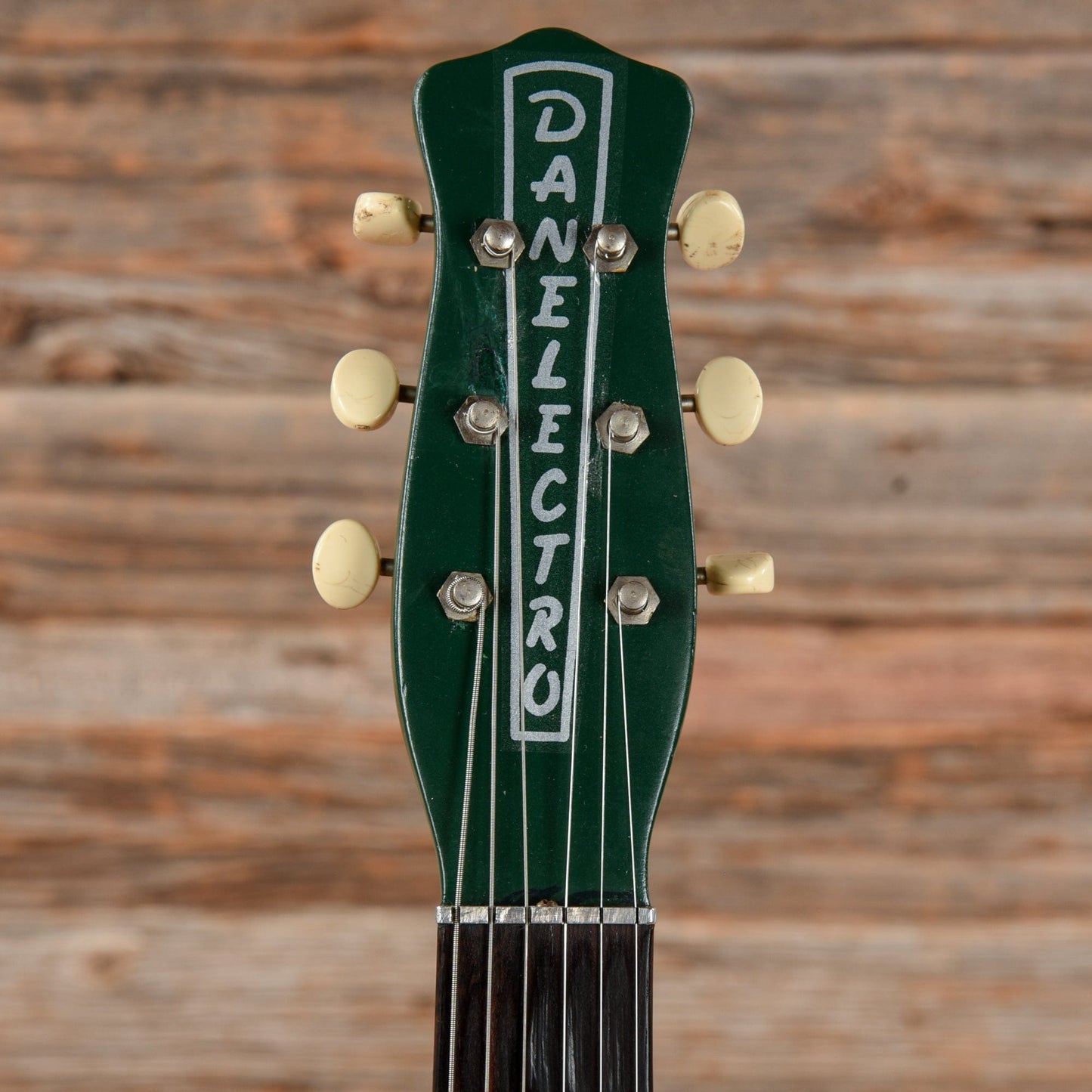 Danelectro U-2 Green Refin 1950s Electric Guitars / Semi-Hollow