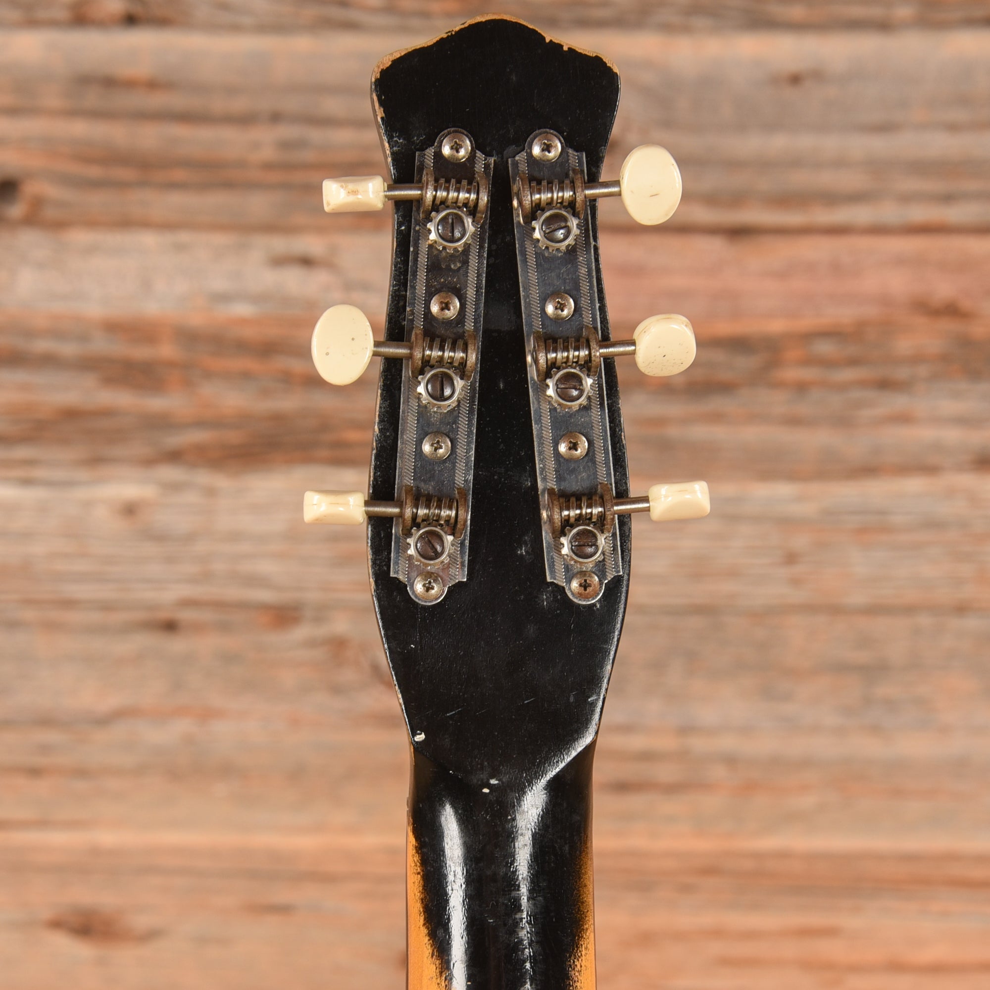 Danelectro U2 Black 1950s Electric Guitars / Semi-Hollow