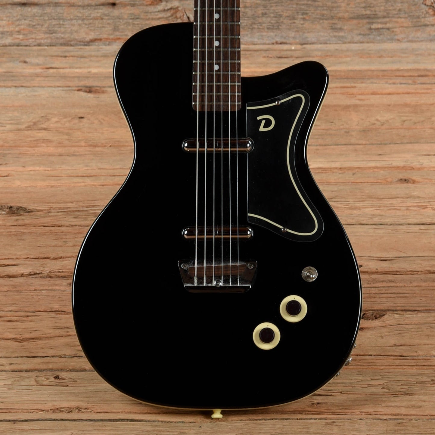 Danelectro 56 Baritone Black Electric Guitars / Solid Body