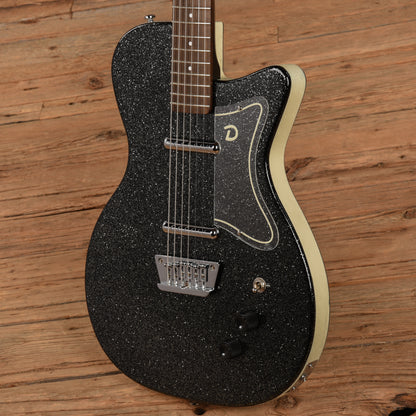 Danelectro '56 Baritone Black Sparkle Electric Guitars / Solid Body