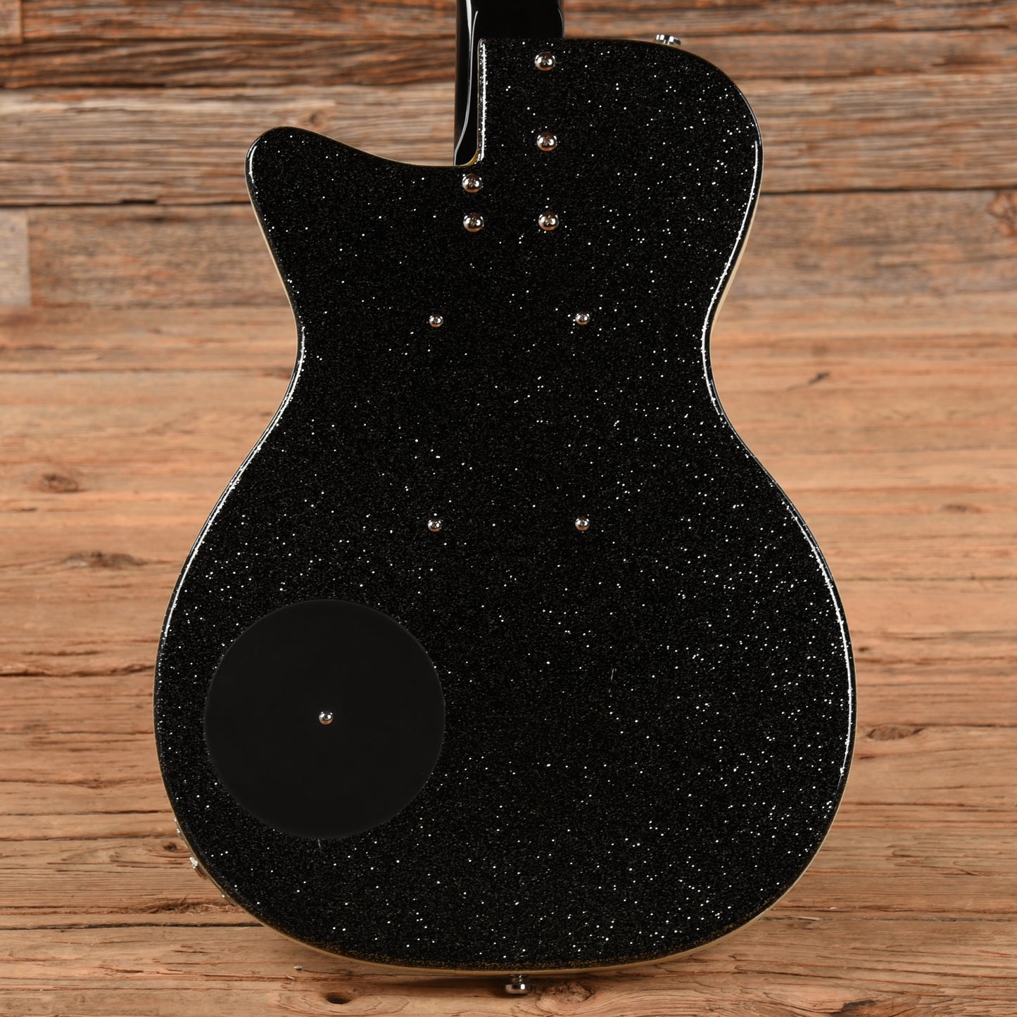 Danelectro '56 Baritone Black Sparkle Electric Guitars / Solid Body