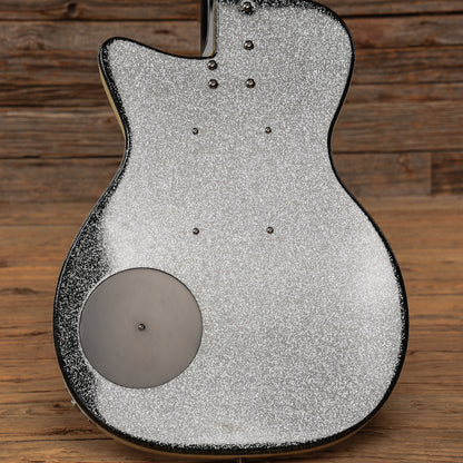 Danelectro '56 Baritone Black Sparkle Electric Guitars / Solid Body