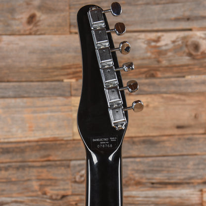 Danelectro '56 Baritone Black Sparkle Electric Guitars / Solid Body