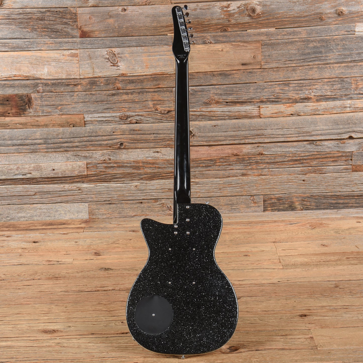 Danelectro '56 Baritone Black Sparkle Electric Guitars / Solid Body