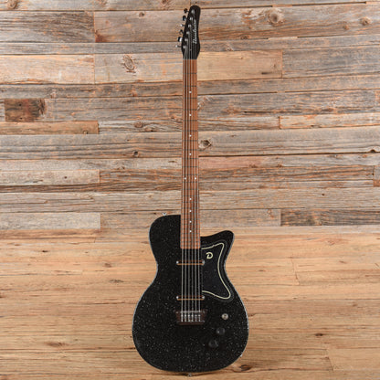 Danelectro '56 Baritone Black Sparkle Electric Guitars / Solid Body