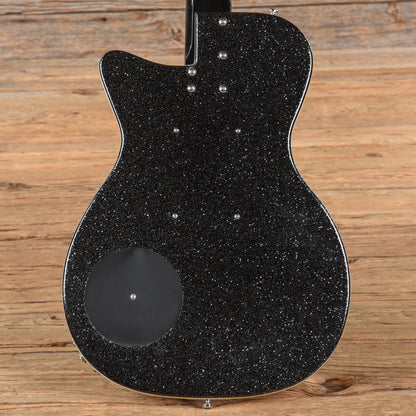 Danelectro '56 Baritone Black Sparkle Electric Guitars / Solid Body