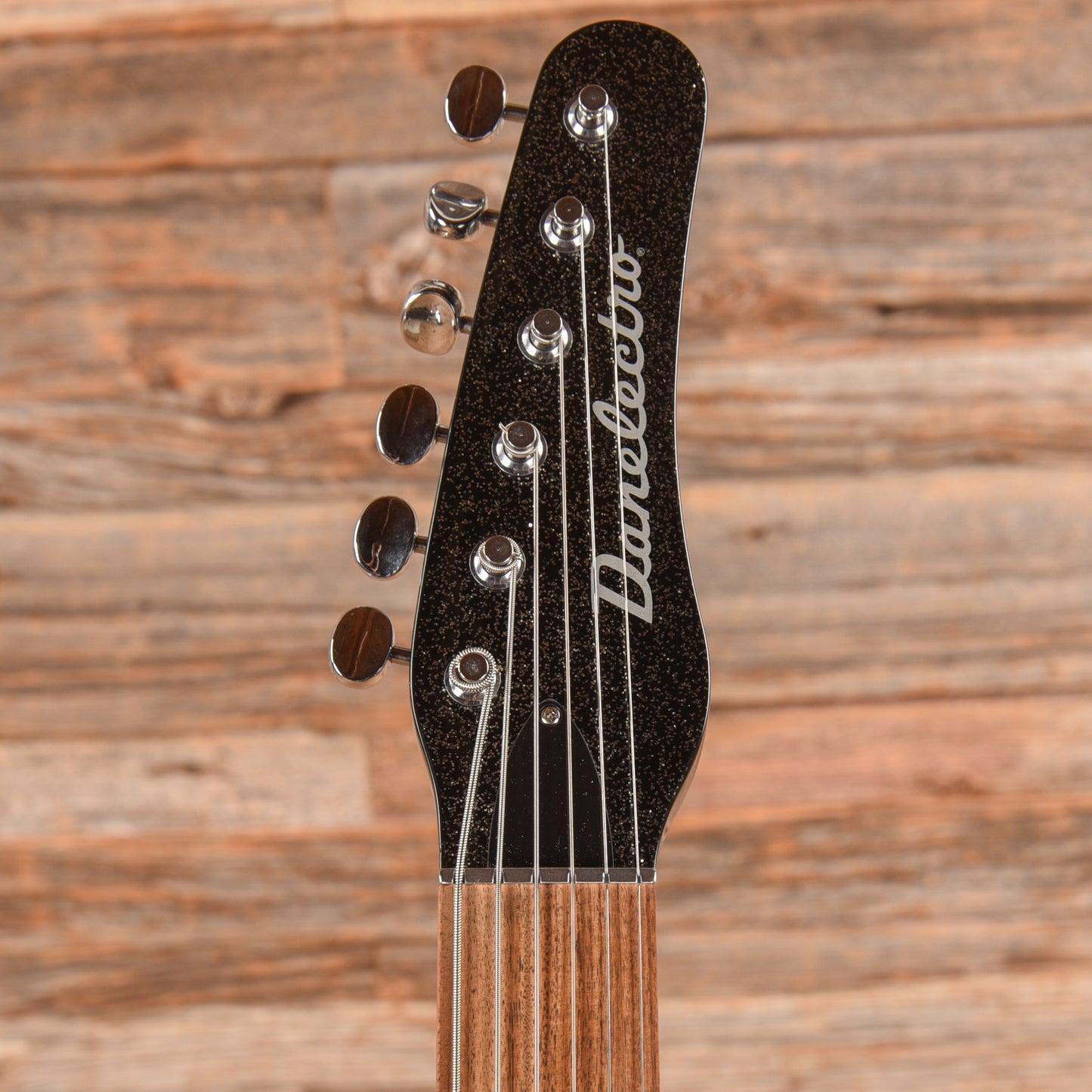 Danelectro '56 Baritone Black Sparkle Electric Guitars / Solid Body