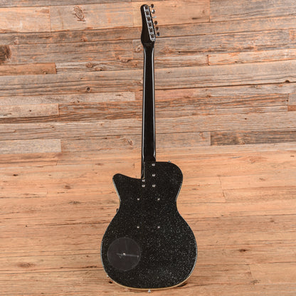 Danelectro '56 Baritone Black Sparkle Electric Guitars / Solid Body