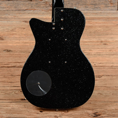 Danelectro 56 Baritone Black Sparkle Electric Guitars / Solid Body