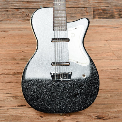 Danelectro 56 Baritone Black Sparkle Electric Guitars / Solid Body