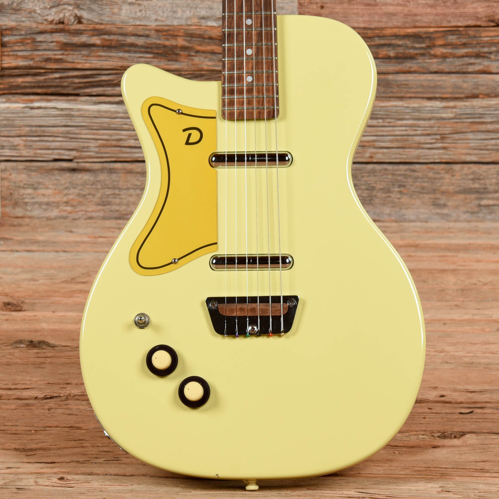 Danelectro '56 U-2 Reissue Maltshop Cream  LEFTY Electric Guitars / Solid Body