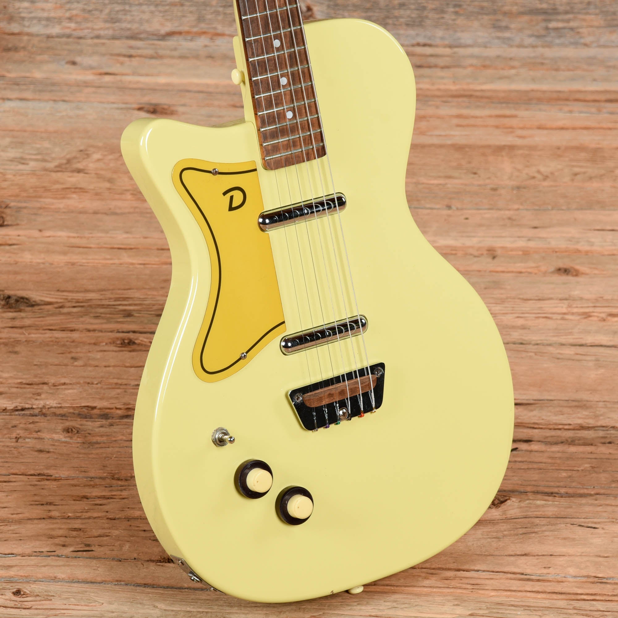 Danelectro '56 U-2 Reissue Maltshop Cream  LEFTY Electric Guitars / Solid Body