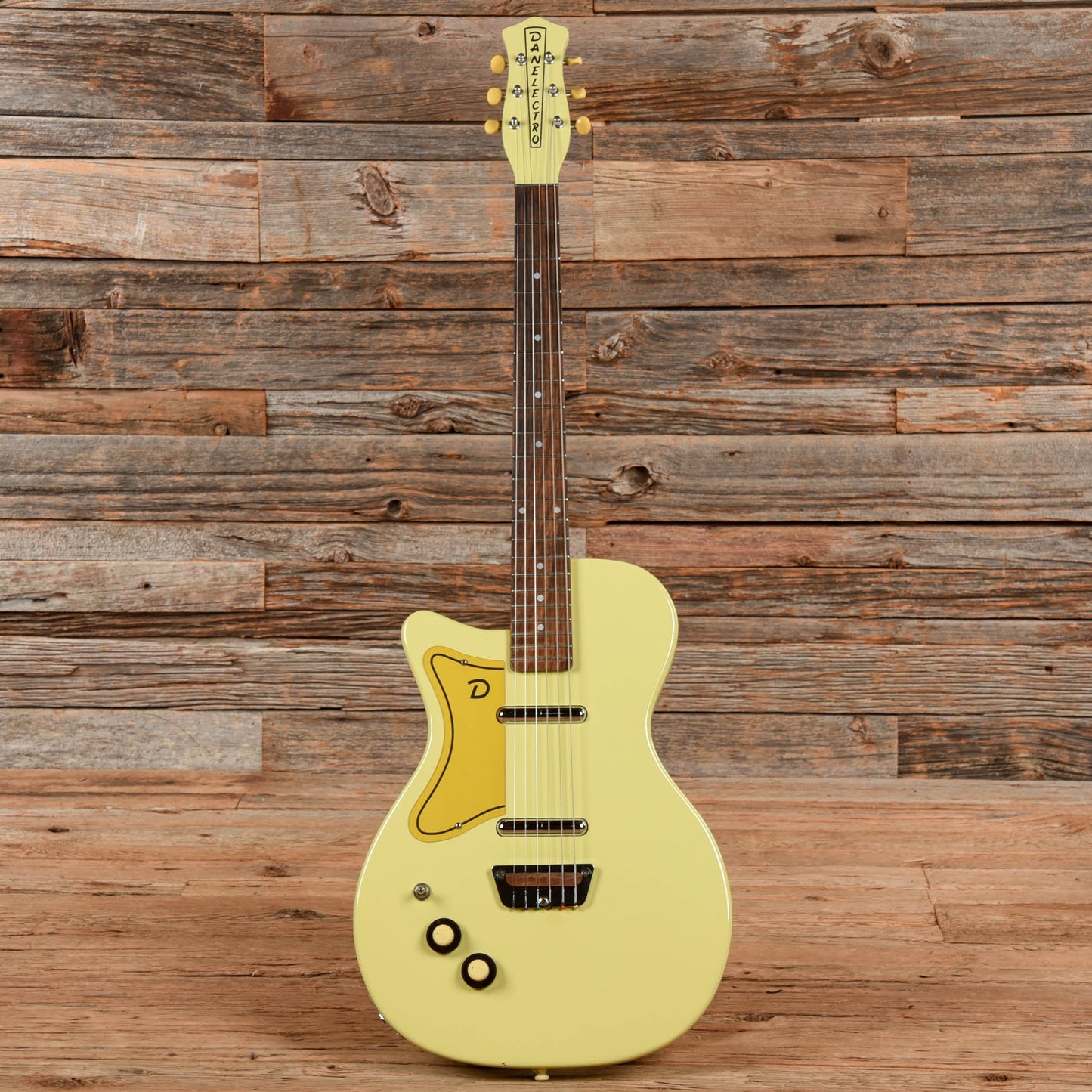 Danelectro '56 U-2 Reissue Maltshop Cream  LEFTY Electric Guitars / Solid Body