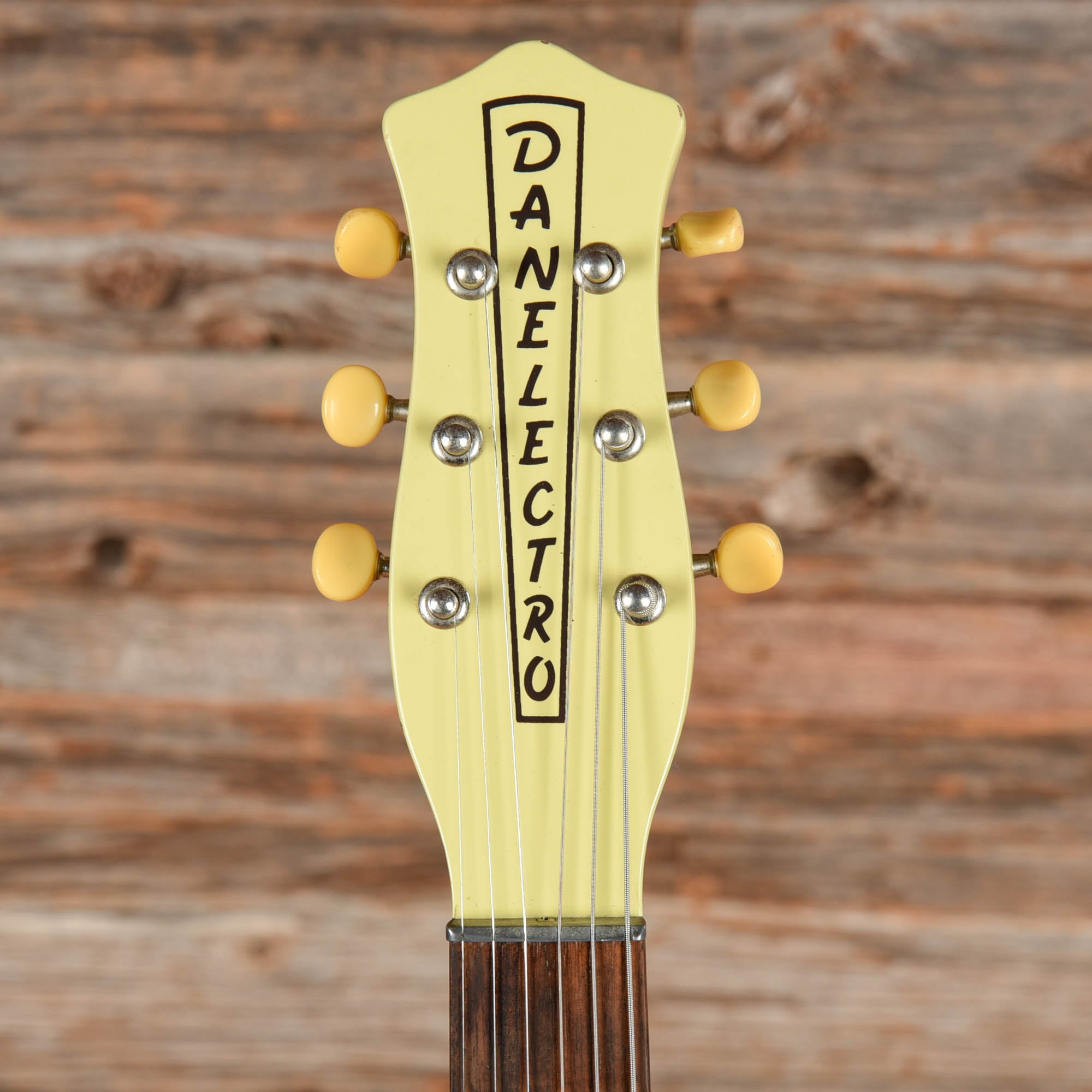 Danelectro '56 U-2 Reissue Maltshop Cream  LEFTY Electric Guitars / Solid Body