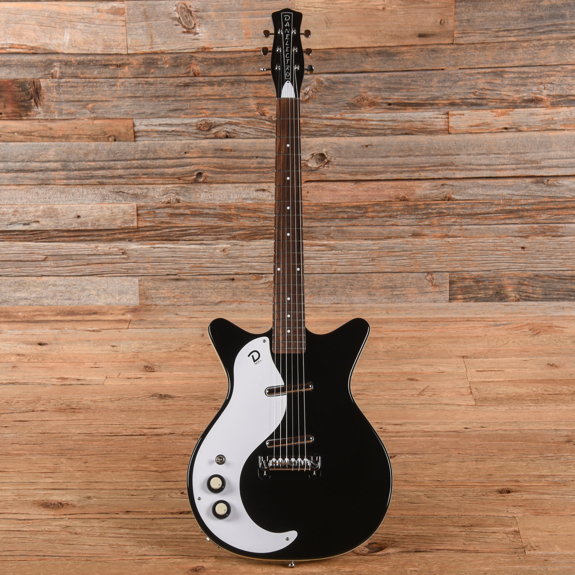 Danelectro '59 NOS+ Black  LEFTY Electric Guitars / Solid Body