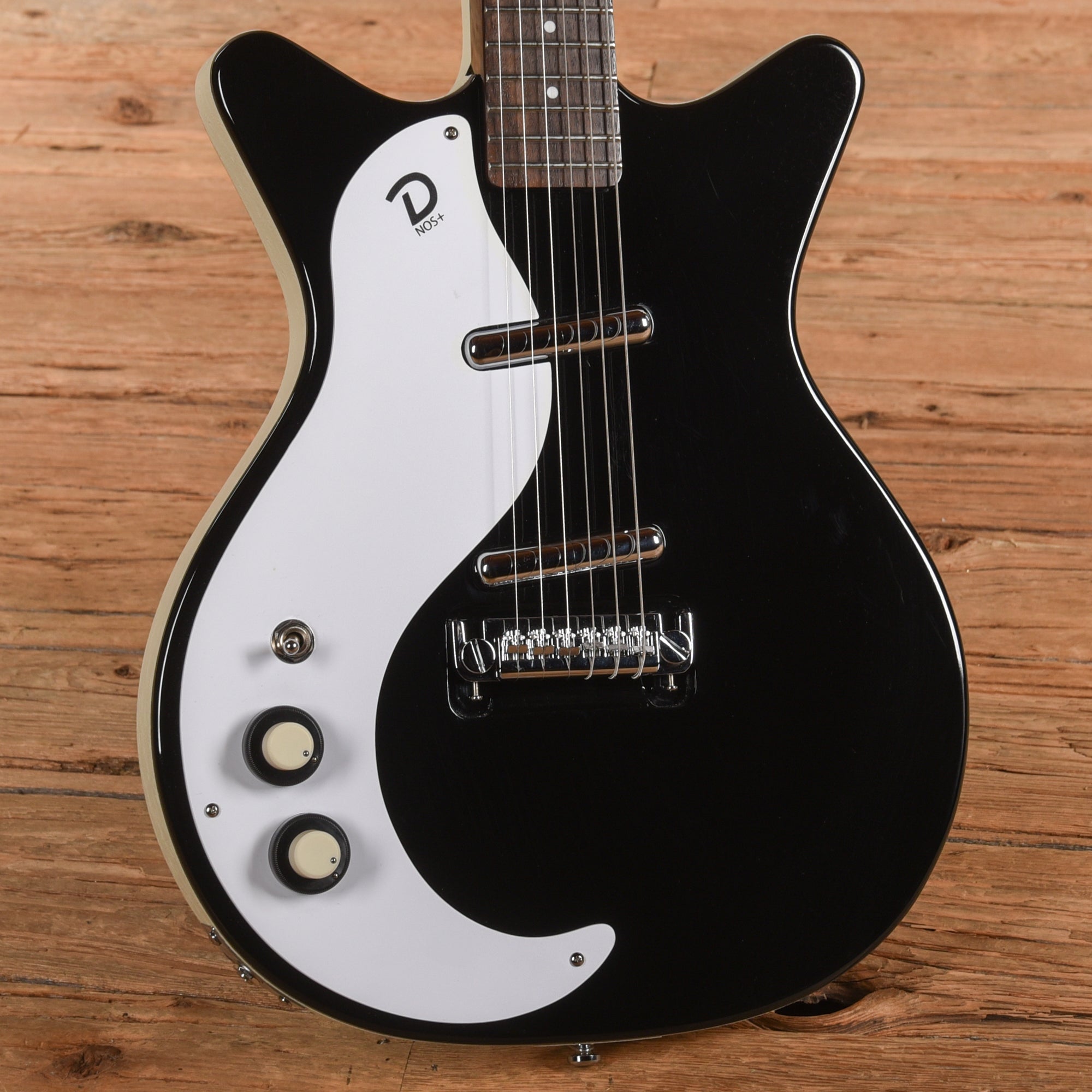 Danelectro '59 NOS+ Black  LEFTY Electric Guitars / Solid Body