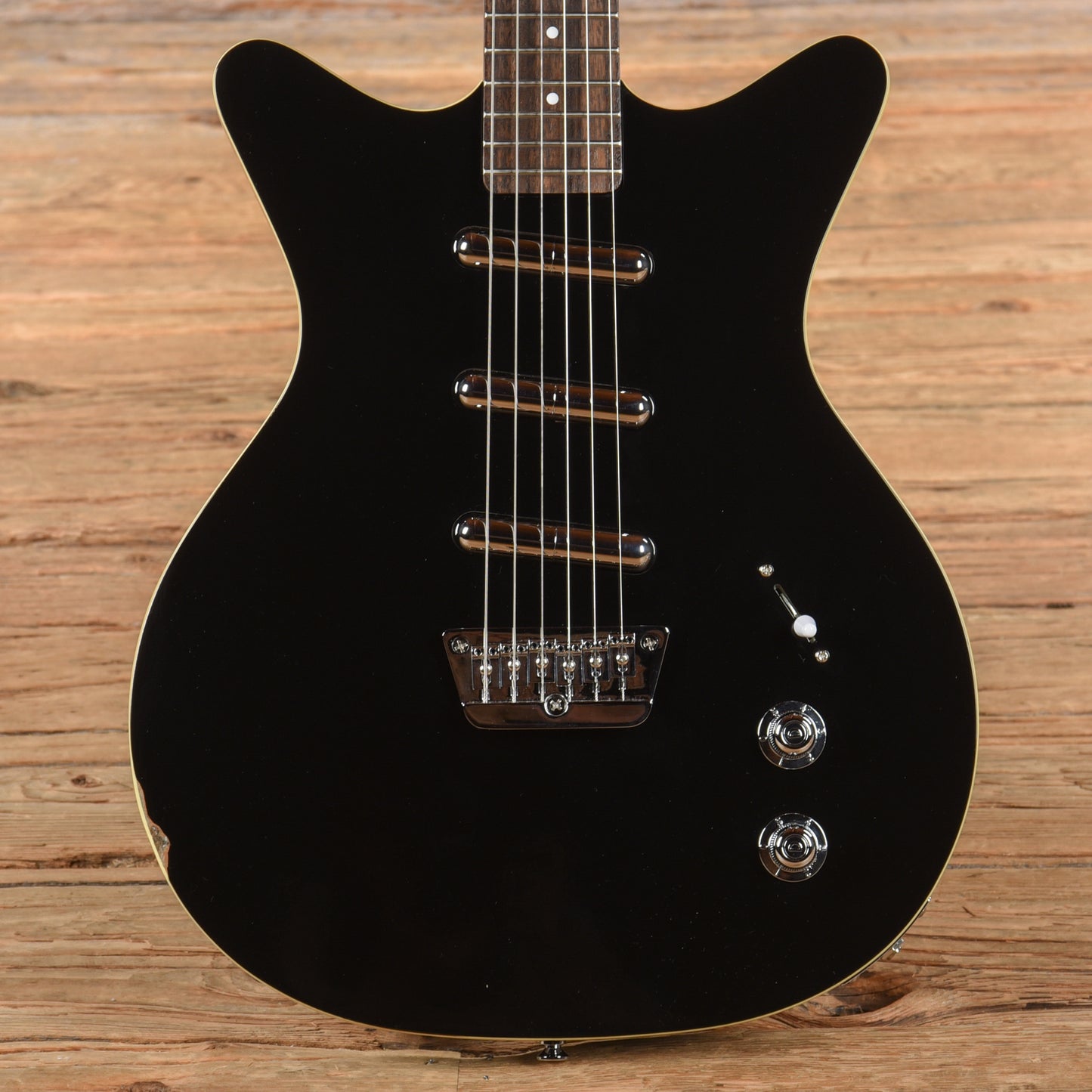 Danelectro '59 Triple Divine Black Electric Guitars / Solid Body