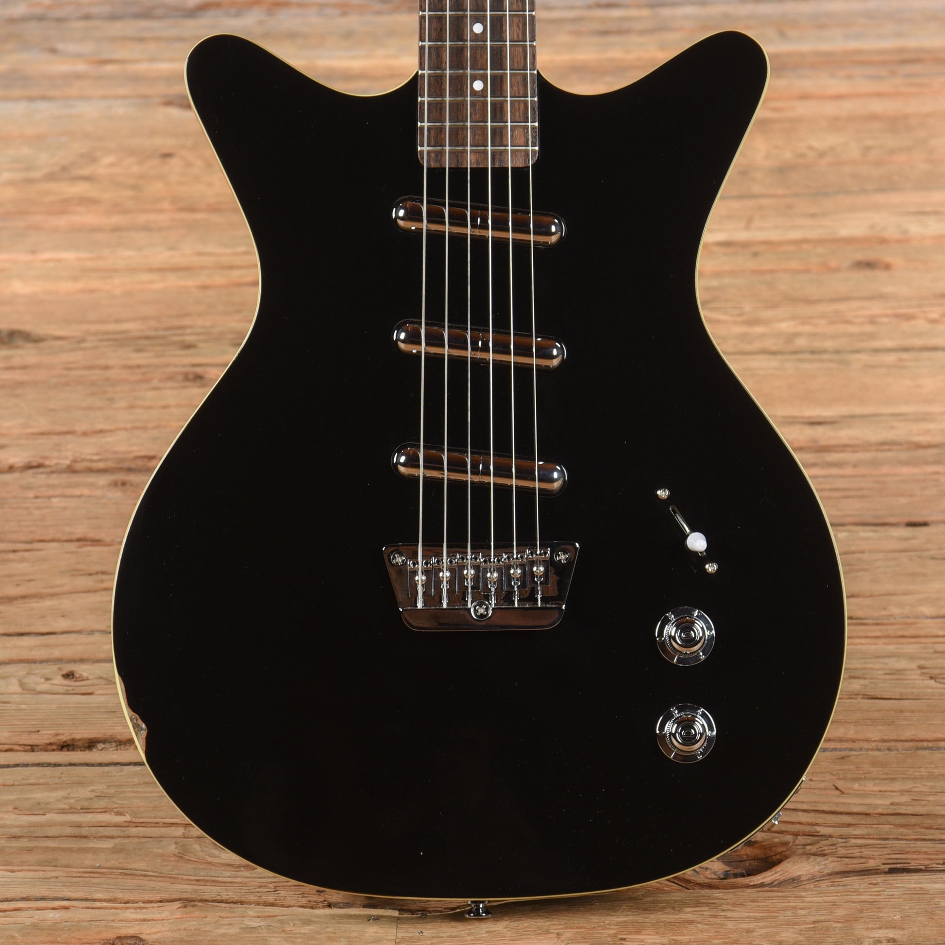 Danelectro '59 Triple Divine Black Electric Guitars / Solid Body
