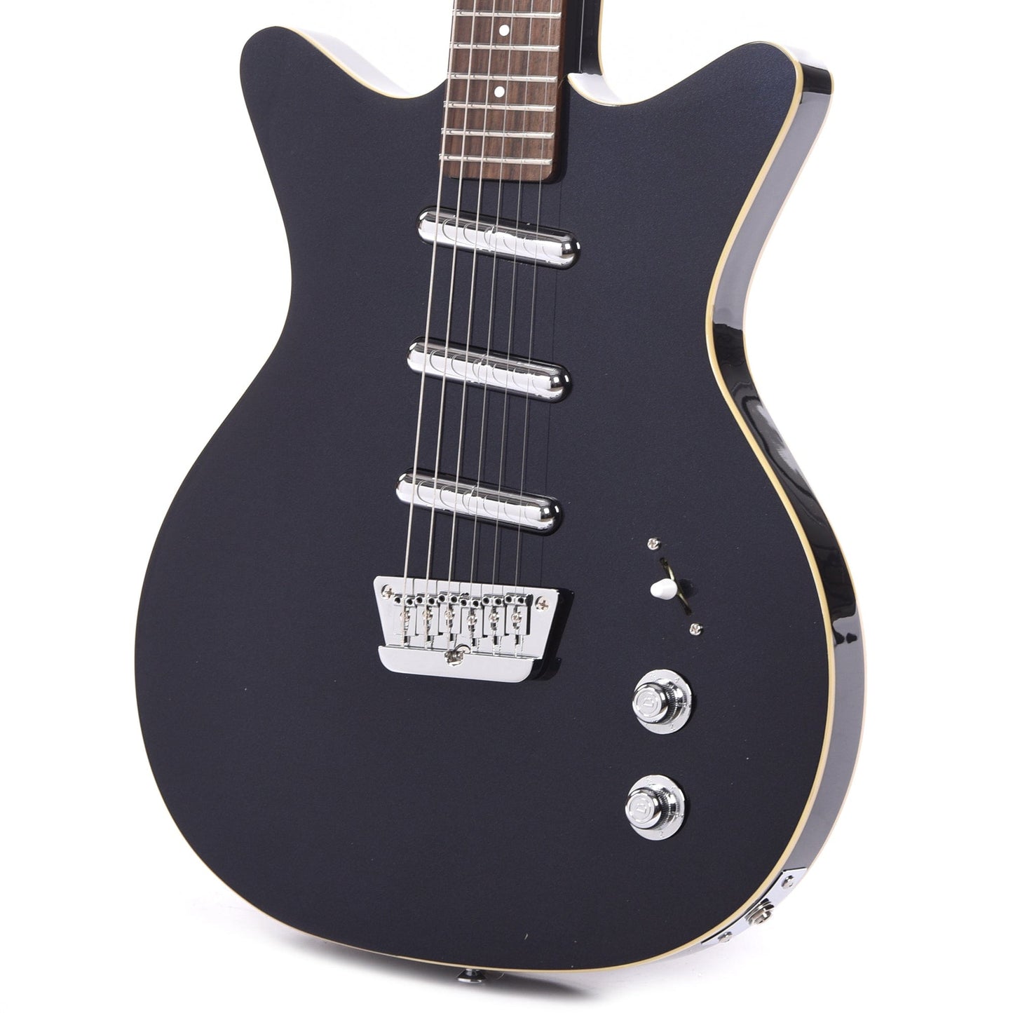 Danelectro '59 Triple Divine Blue Metallic Electric Guitars / Solid Body