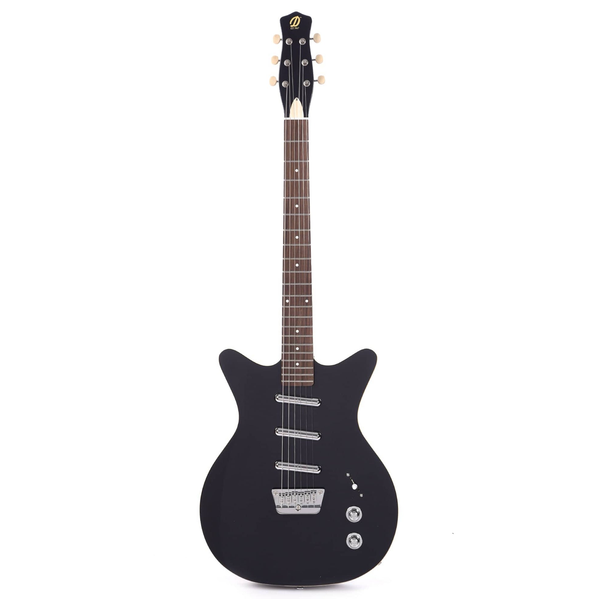 Danelectro '59 Triple Divine Blue Metallic Electric Guitars / Solid Body