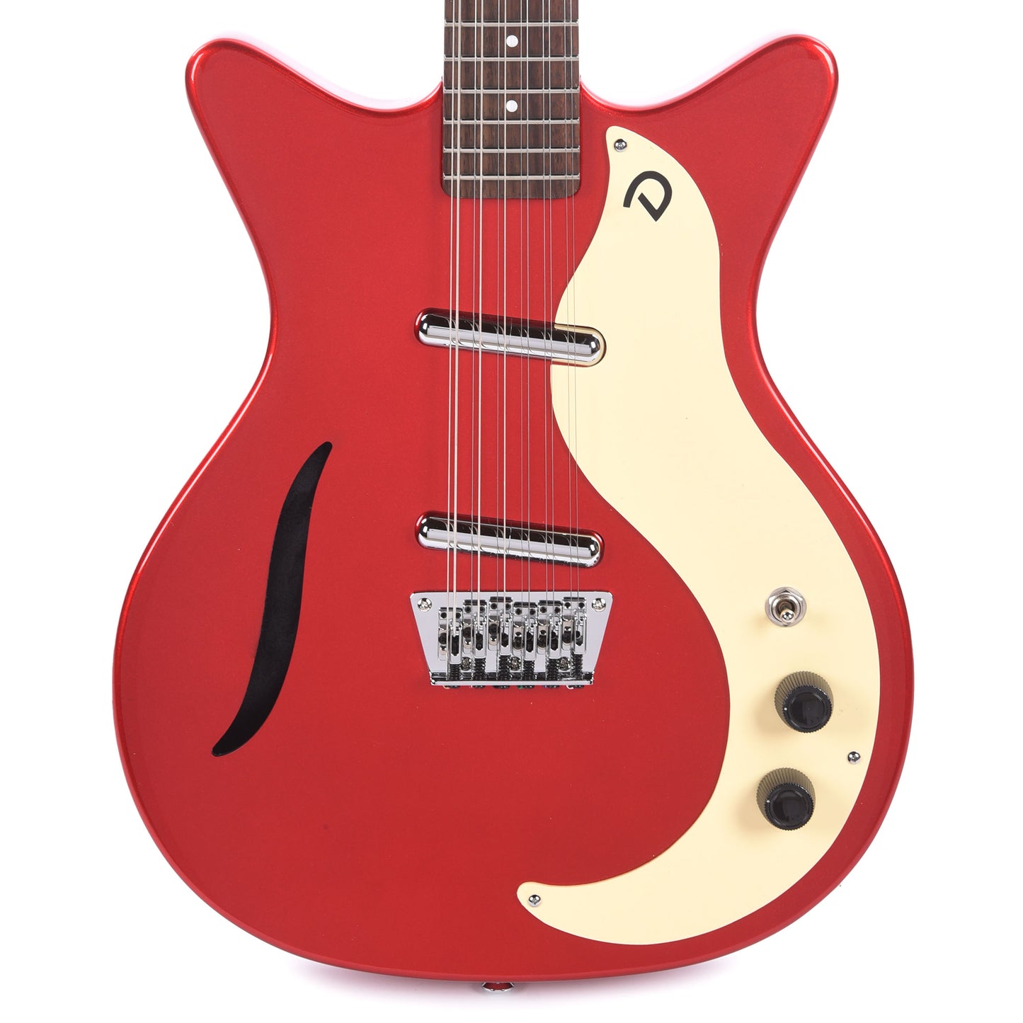 Danelectro '59 Vintage 12 String Red Metallic Electric Guitars / Solid Body