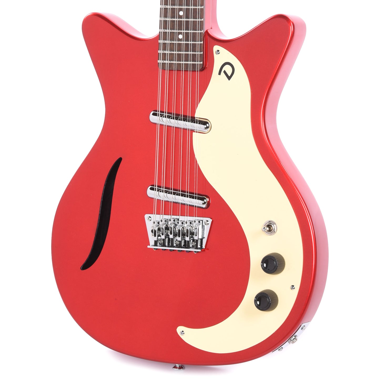 Danelectro '59 Vintage 12 String Red Metallic Electric Guitars / Solid Body