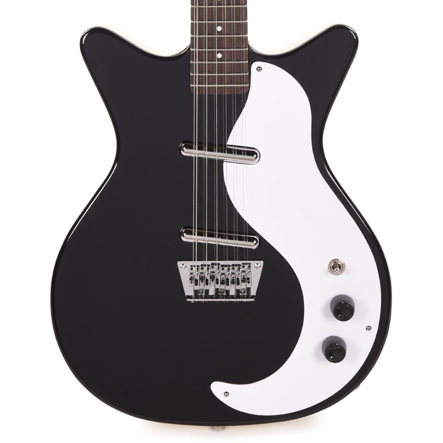 Danelectro 59DC 12-String Gloss Black Electric Guitars / Solid Body