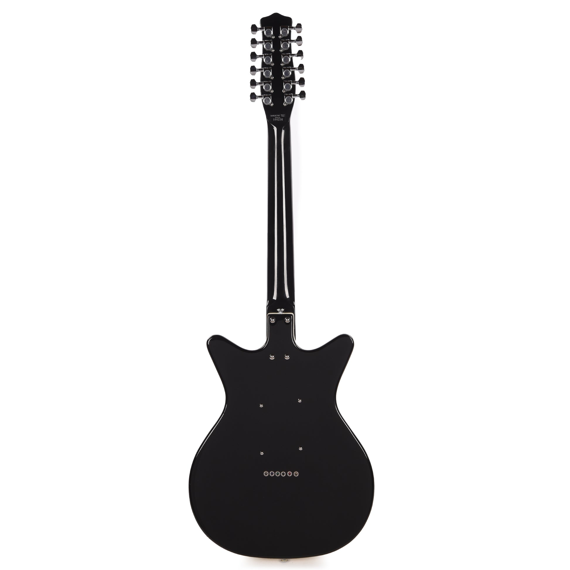 Danelectro 59DC 12-String Gloss Black Electric Guitars / Solid Body