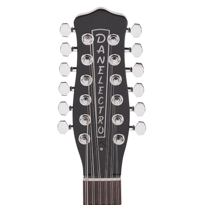 Danelectro 59DC 12-String Gloss Black Electric Guitars / Solid Body