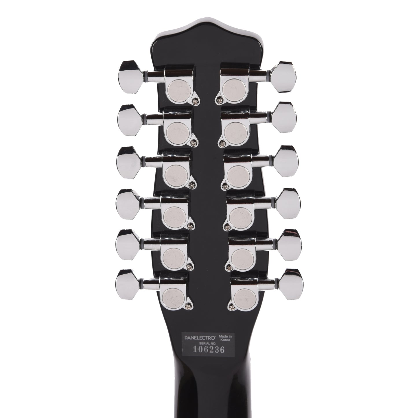 Danelectro 59DC 12-String Gloss Black Electric Guitars / Solid Body