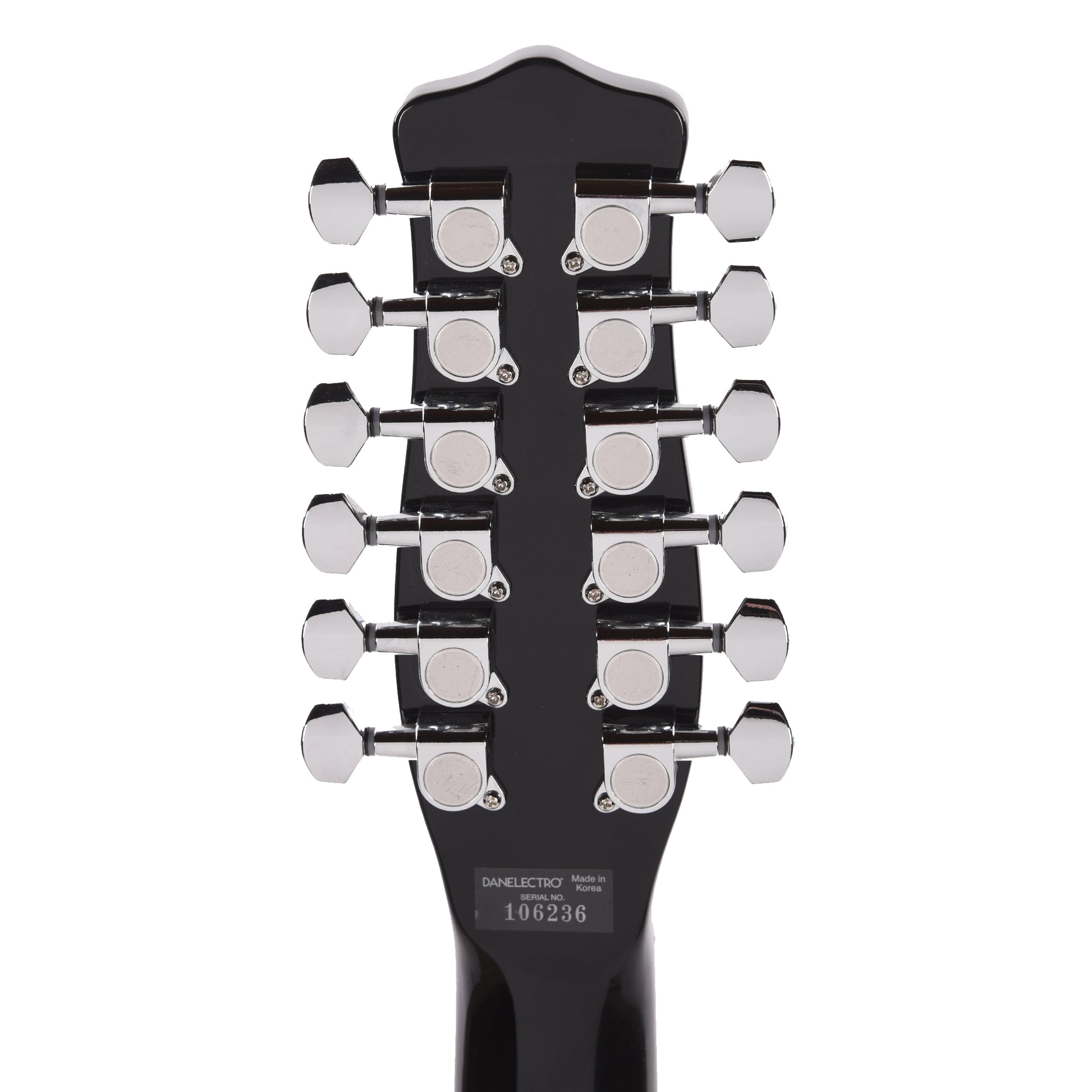 Danelectro 59DC 12-String Gloss Black Electric Guitars / Solid Body